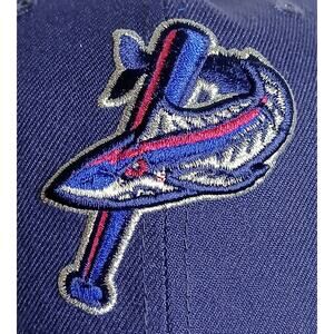 New Era Pensacola Blue Wahoos Fitted Baseball Cap Size 8 MiLB